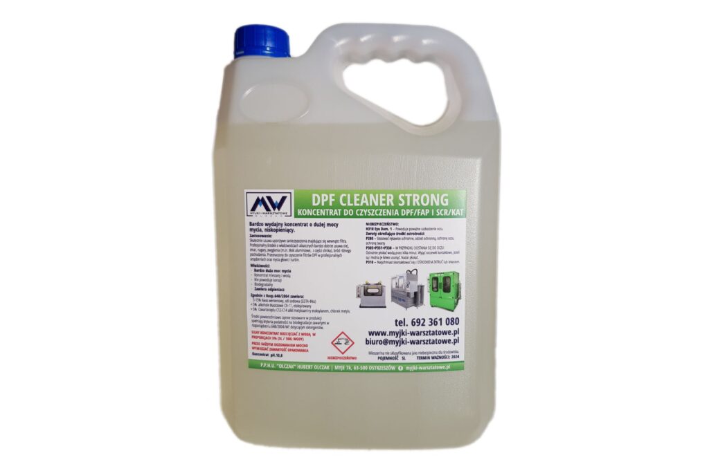 DPF Cleaner Strong koncentrat do czyszczenia DPF FAP i SCR KAT